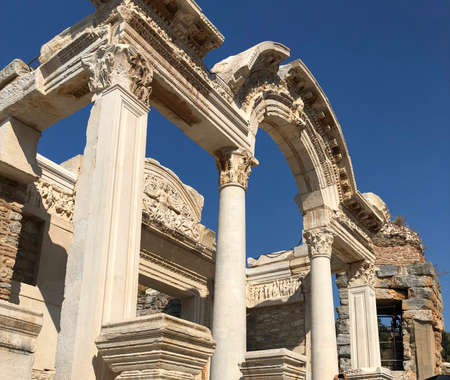 Ephesus, Turkey, - 31 July 2019: Ephesus is a World Heritage site.のeditorial素材