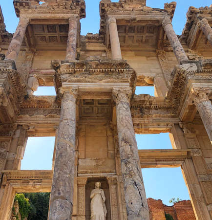 Ephesus, Turkey, - 31 July 2019: Ephesus is a  World Heritage site.のeditorial素材