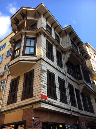 Old buildings in Kadikoy, Istanbul / Turkeyの写真素材