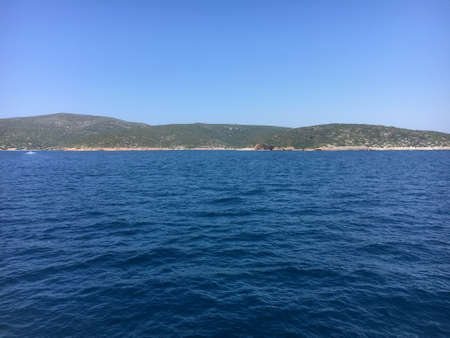 Cesme Boat Tour. 29 July 2019の写真素材