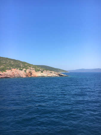 Cesme Boat Tour. 29 July 2019の写真素材