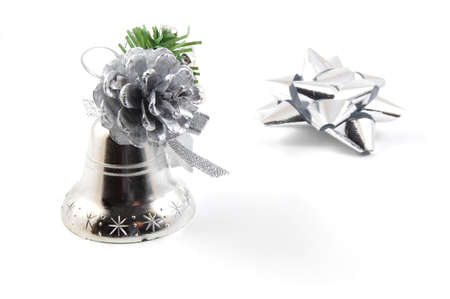 some bells isolated on a white backgroundの写真素材