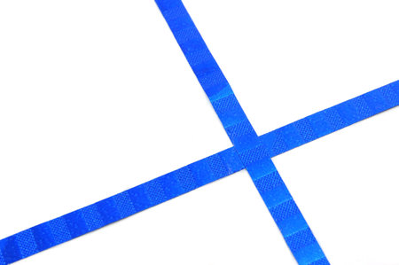 Some ribbon isolated on a white backgroundの写真素材