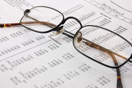 A graph which shows the economic growthの写真素材