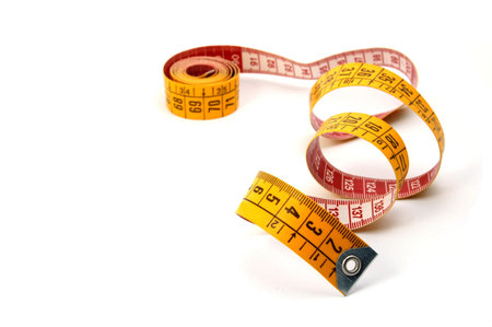 measuring tape isolated on a white background