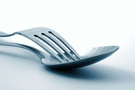 abstract fork background as a food conceptの写真素材