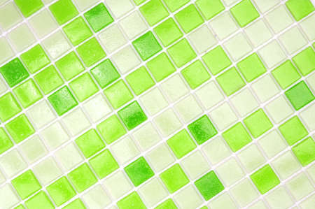 mosaic of tiles in the bathroom as a backgroundの写真素材