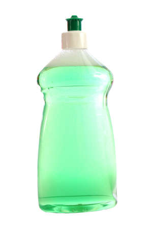 cleaning supplies isolated on white for clean home                                    の写真素材