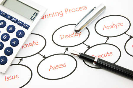 flowchart showing structrue of new business company                                    の写真素材