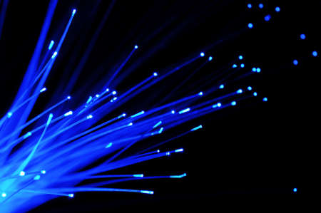 abstract information technology background with fiber optics                                    の写真素材