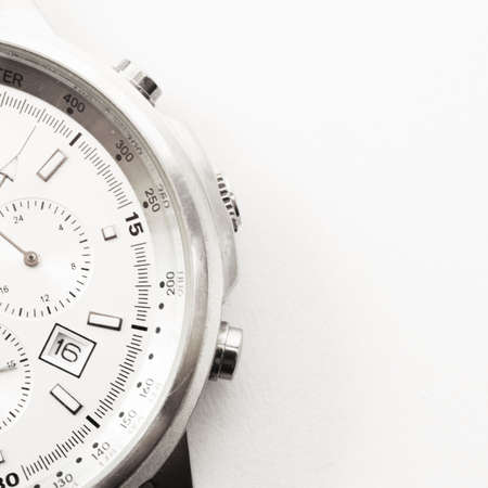 business watch and copyspace showing time concept                                    の写真素材