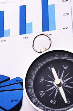 old compass with copyspace for a text messageの写真素材