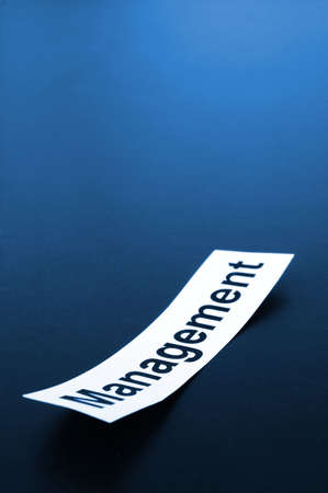 word management written on paper ands space for text message                                    の写真素材