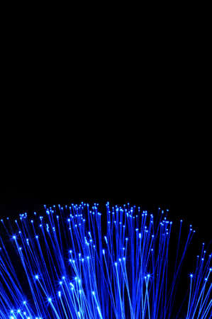 fiber optics cable from modern computer comminication technology                                    の写真素材
