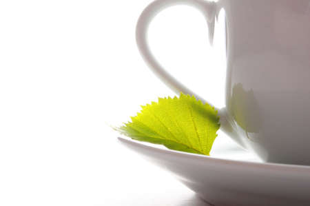 cup and copyspace showing cafe tea or beverage conceptの写真素材