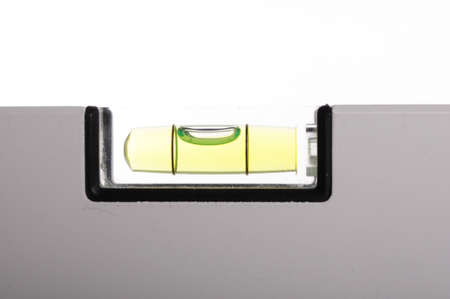 level bubble showing measurement or construction conceptの写真素材