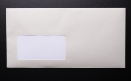 envelope and blank or empty copyspace for your text messageの写真素材
