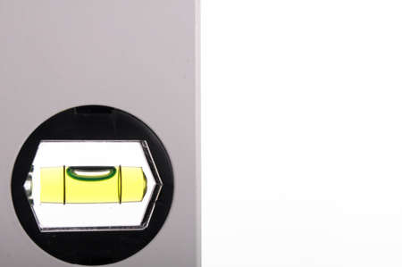 level bubble showing measurement or construction conceptの写真素材