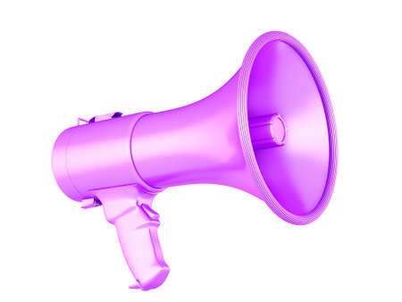 Megaphone lilacの写真素材