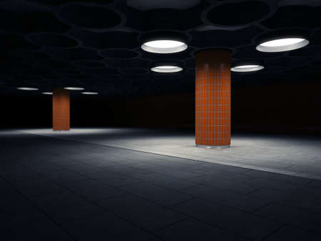 retro underground stationの写真素材