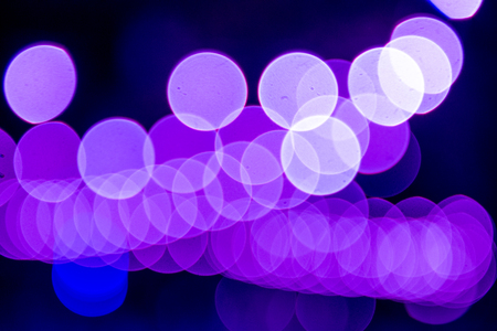 Bokeh light vintage background, Abstract colorful defocused dot, Soft focus purple Christmas light bokeh background or textureの写真素材