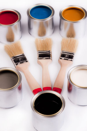 Composition of paintの写真素材