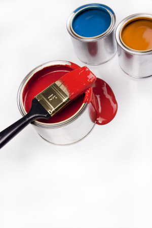 Composition of paintの写真素材