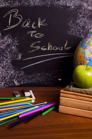 Exhibition of school. Back to school  の写真素材