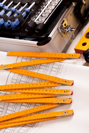 The complete set of tools   の写真素材