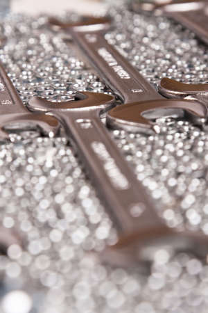 The keys and screws   の写真素材