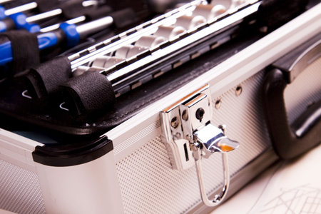 The complete set of tools   の写真素材