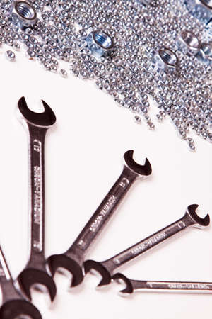 The keys and screws   の写真素材