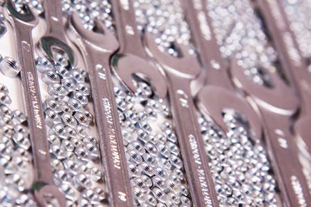 The keys and screws   の写真素材