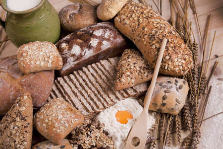 Compositions bread  の写真素材