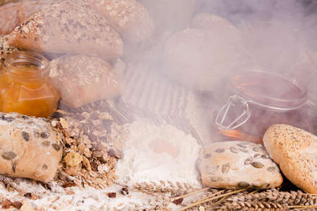 Compositions bread  の写真素材