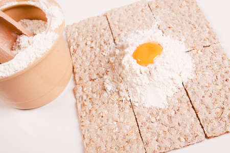 Bread and its components  の写真素材