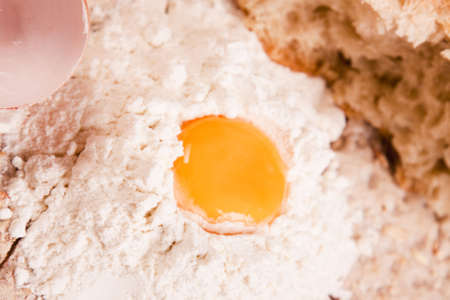 Bread and its components  の写真素材