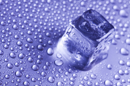 Frozon water  の写真素材