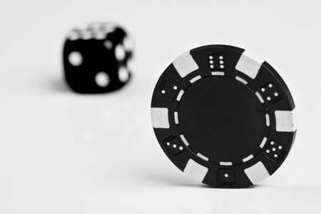 Gambling chips  の写真素材
