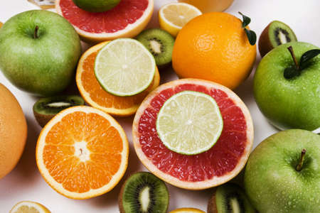 fruit and vitamins  の写真素材