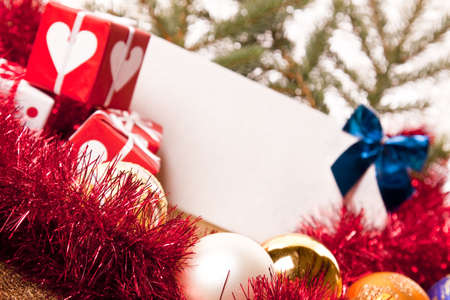 Christmas gifts  の写真素材