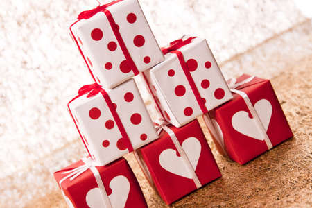 Christmas gifts  の写真素材