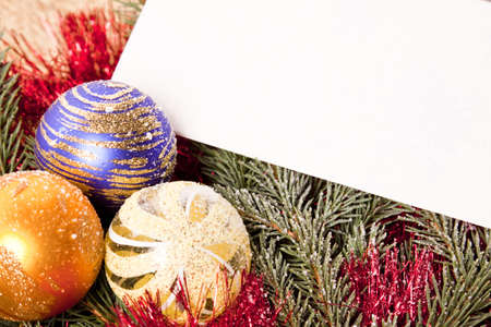 Christmas tree ornaments  の写真素材