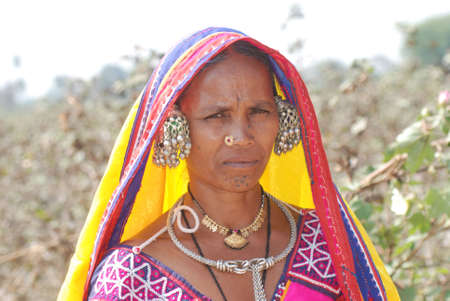 Lambadi banjara woman Indiaのeditorial素材