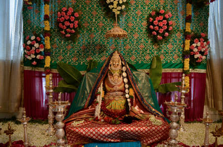 Varalakshmi Pooja or worshipのeditorial素材