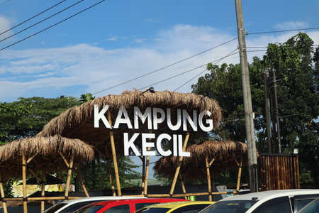 A culinary tourist spot called "Kampung Kecil" is located in Samarinda, East Kalimantan. Indonesia. June 21 2022のeditorial素材