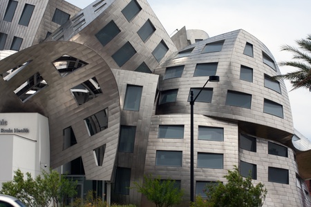LAS VEGAS NEVADA - June 1: Modernist architect Frank Gehry's creation "The Cleveland Clinic Lou Ruvo Center for Brain Health"  on June 1, 2011 in Las Vegas Nevada. Frank Owen Gehry,born Frank Owen Goldberg; February 28, 1929) is a Canadian American Pritzkのeditorial素材