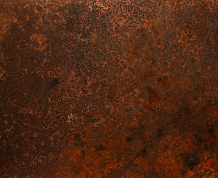 Rusty iron plate as background motif for photo montages