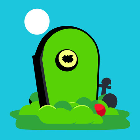 halloween graveのイラスト素材