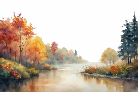 A stunning view of a mountain range with fluffy clouds in the sky. The scene is tranquil and peaceful, perfect for use in a variety of projects.のイラスト素材